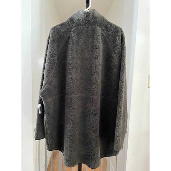 NWT Old Navy Active Mens Sherpa Fleece Jacket Zip Front With Pockets Size XXL - Picture 2 of 7